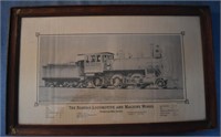 Early Rogers Locomotive Railroad Print