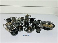 Group Lot - Silver Plate Serving Pieces & MORE