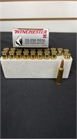 22-250 Rem Winchester 55gr SP 18rds