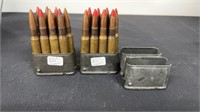 30-06 Red Tracer WWII 16rds Includes 2 M1grand