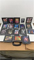 18 framed artist cards by Matthew Parmenter all