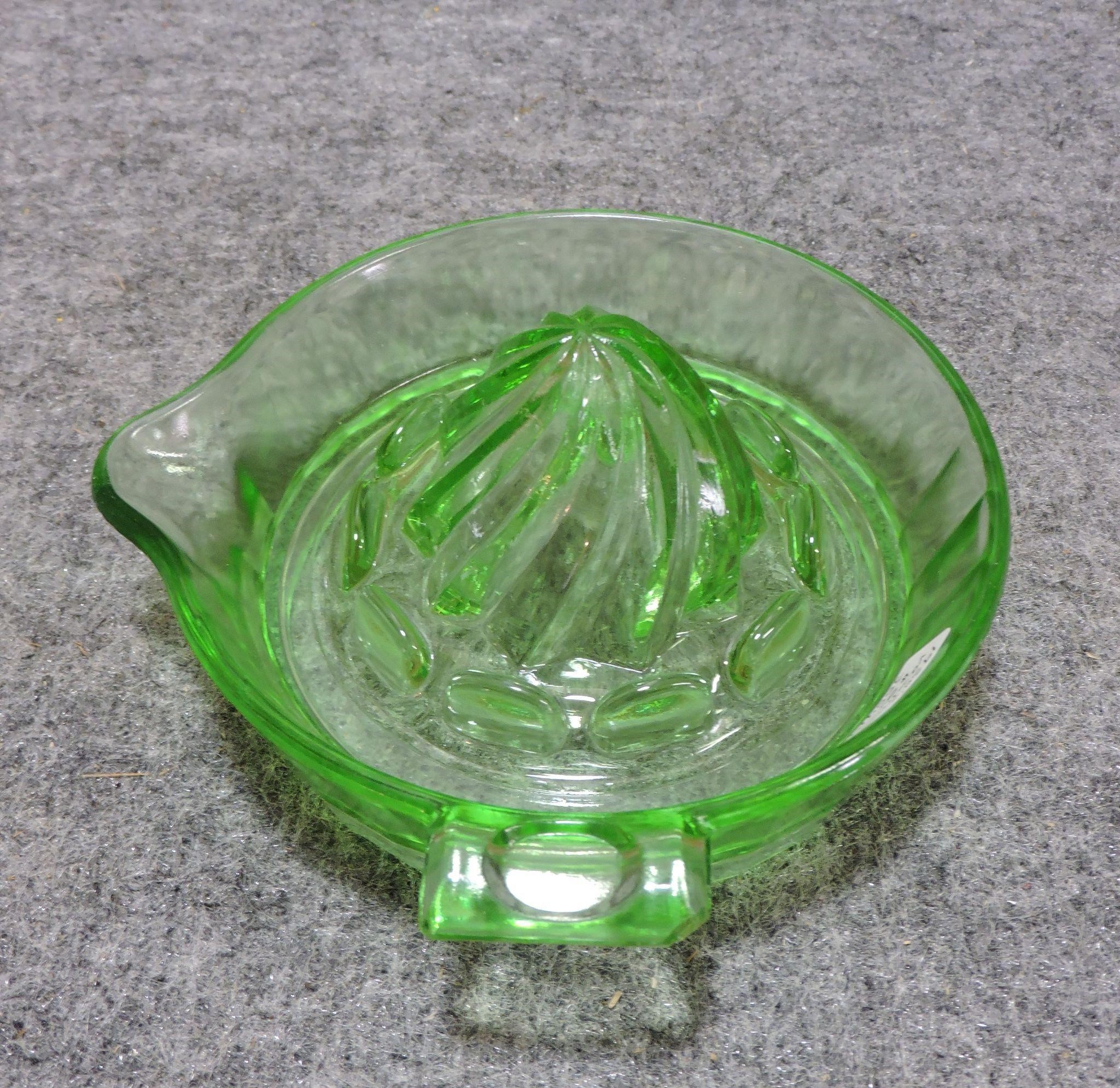 Vaseline Glass Juicer
