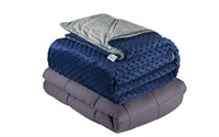 20 lbs 86"x92" Quilty weighted blanket for adults