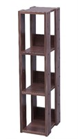 *IRIS USA 3-Tier 20 cm Slim Open Wooden Bookshelf