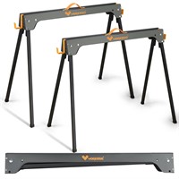 WORKESS Saw Horses 2 Pack, Heavy Duty Folding Port