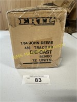 (12) 1/64th John Deere 430 Tractors in Ertl Box