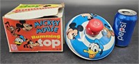 Vintage Toy Top Humming Mickey Mouse Model #335