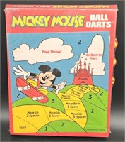 Vintage Disney Mickey Mouse Ball Darts Game
