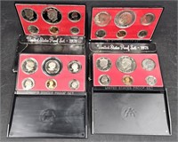 2 Sets US Proof Coins 1978-1979