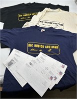 Ric Hudick Auctions T-Shirts - Large - Mailers