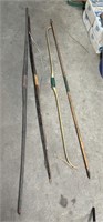 (4) Vintage Wooden Bows - Archery