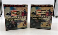 (2) Champion Motorcycle Power Sport 14-BS Sealed B