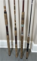 (4) Fishing Rods - Berkley, More