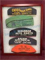 Vintage filling station attendant advertising cap