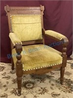 Victorian Walnut Eastlake armchair