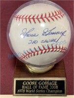 Rich "Goose" Gossage autographed baseball