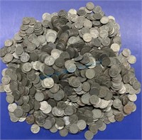 10 pounds of World War II steel pennies