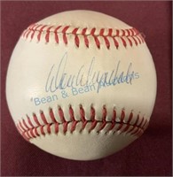 Don Drysdale autographed baseball