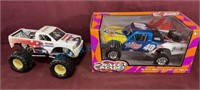 Diecast, Bigfoot and Baja racing trucks