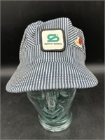 Vintage Safetran Systems Railroad Conductor Hat