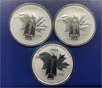 1/2 ounce silver rounds