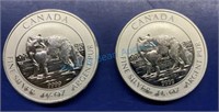 1 1/2 ounce silver rounds