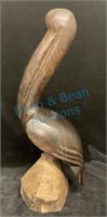 Super heavy 18 inch Ebony wood pelican