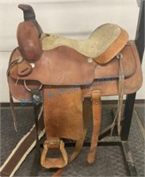 17 inch custom saddle by Buffalo saddlery