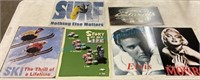 Collection of six metal signs, Elvis Maryland