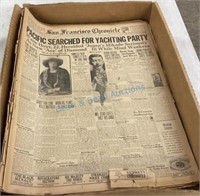 Over 30 1920s San Francisco Chronicle papers