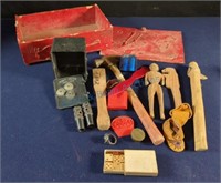 Vintage toys and tools