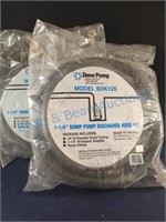 2 Sump pump discharge hose kit