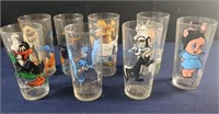 Pepsi character collector's glasses