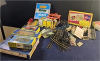 Model railroad cars and accessories