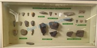 Locked case of Indian artifacts