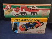 Jeff Gordon phone and 7-Eleven diecast