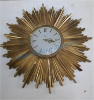 Syroco gold colored wall clock