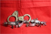 Vintage Handcuffs and Spurs
