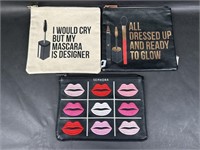 Makeup Themed Travel Pouches