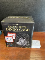 bingo game and cage appears new