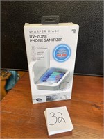 Sharper Image UV zone phone sanitizer
