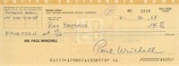 Paul Winchell signed check