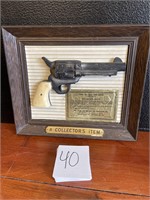 Colt single action army .45 style framed collector