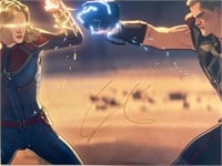 Captain Marvel Vs. Thor Chris Hemsworth signed pho