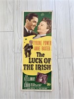 The Luck of the Irish original 1948 vintage insert