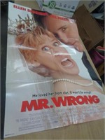 27"X40" MOVIE POSTER - MR WRONG