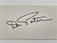 Don Porter original signature cut