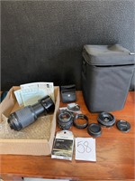 Nikon DX SWM VR ED Canon 40mm lens camera lot