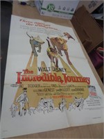 27"X40" MOVIE POSTER -1963 THE INCREDIBLE JOURNEY