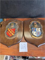 Meyer & Hillmann coat of arms plaques